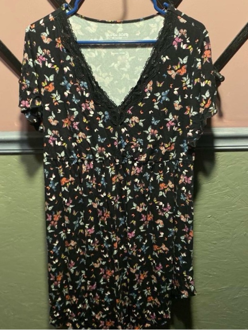 Torrid Super Soft Lace Trim Babydoll Sleep Gown